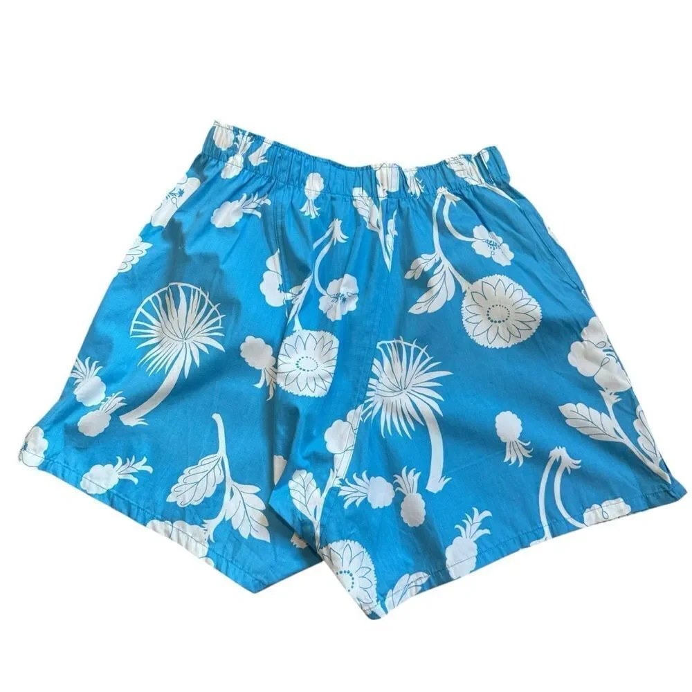 Tommy Hilfiger Vintage Blue Floral Men's Cotton Logo Boxers